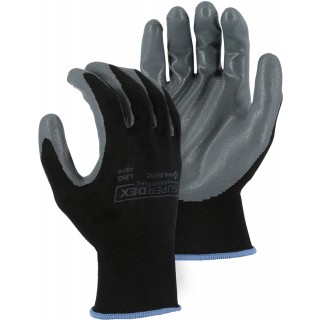 3270 - Majestic® SuperDex® 13-Gauge Knit Gloves with Gray Nitrile Palm Coating